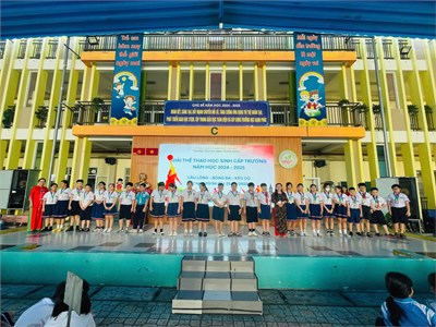 Tổ chức giải thể thao học sinh cấp trường năm học 2024-2025