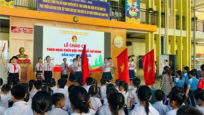 Chào cờ tuần 35, năm học 2024-2025.