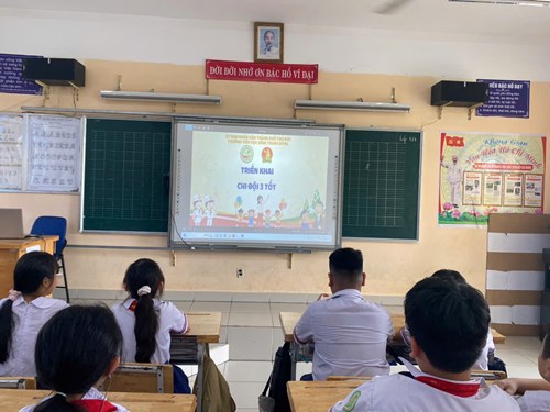 Triển khai  Chi đội 3 tốt  tới 20 tập thể lớp trong năm học 2024-2025