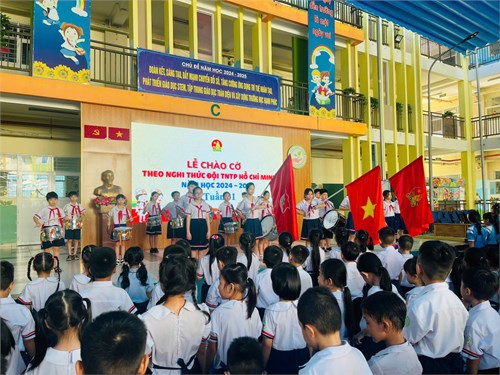 Chào cờ đầu tuần 31, ngày 14/04/2025: Kể chuyện Bác Hồ, khen thưởng giải Thể thao học sinh.