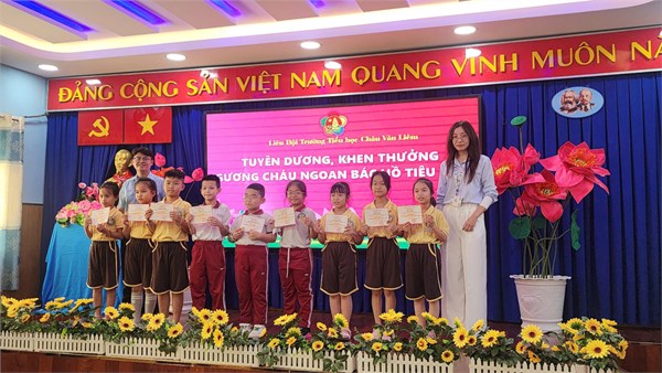 Đại hội cháu ngoan bác hồ – trường tiểu học châu văn liêm