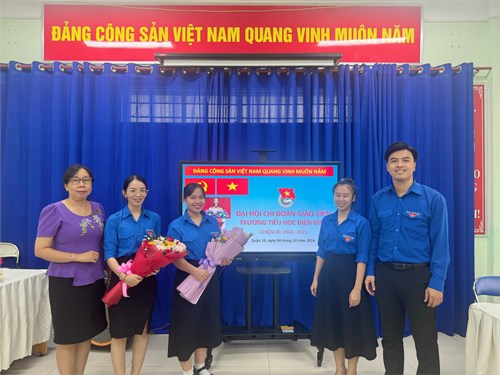 Đại hội chi đoàn Trường Tiểu học Điện Biên nhiệm kì 2024 - 2025.