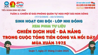 Sinh hoạt chi đội - lớp nhi đồng