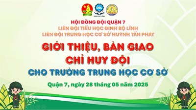 Thực hiện công tác bàn giao đội ngũ Chỉ huy Đội cho các trường THCS
