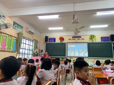 Hoạt động  Phụ huynh - bạn đồng hành cùng con   Tiết học mở  năm học 2024 - 2025
