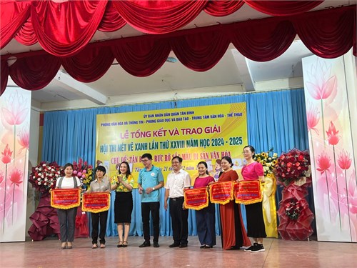 Lễ Tổng Kết và trao giải Hội thi nét vẽ xanh lần thứ XVIII năm học 2024-2025
