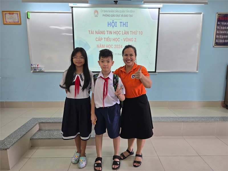 Hội thi Tài năng Tin học lần thứ 10 cấp Tiểu học-Vòng 2-Năm học 2024-2025.