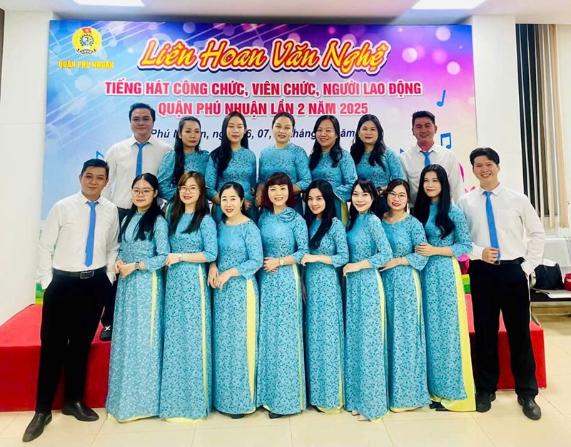 Liên hoan văn nghệ “tiếng hát công chức, viên chức, người lao động” quận phú nhuận lần 2 năm 2025