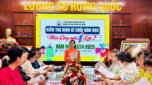 ✍️✍️✍️ Chiều ngày 09/5/2025, Trường Tiểu học Huỳnh Văn Chính tổ chức Kiểm tra định kì cuối năm môn Lịch sử Địa lí khối lớp 4; môn Công nghệ khối lớp 3, năm học 2024-2025.