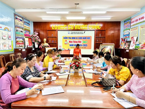 ✍️✍️✍️ Sáng ngày 09/5/2025, Trường Tiểu học Huỳnh Văn Chính tổ chức Kiểm tra định kì cuối năm môn Tiếng Việt khối lớp 2; môn Lịch sử Địa lí và Công nghệ khối lớp 5, năm học 2024-2025.