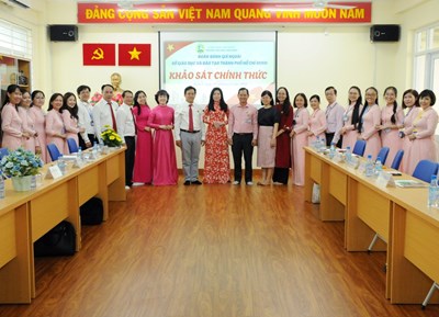 Trường tiểu học khai minh đón đoàn đánh giá ngoài khảo sát chính thức kiểm định chất lượng giáo dục