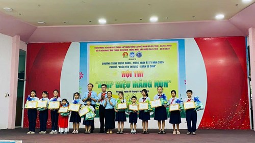 Liên Đội trường Tiểu học Kim Đồng tham gia chương trình  Mừng Đảng - Mừng Xuân Ất Tỵ 2025  và vinh dự đạt giải