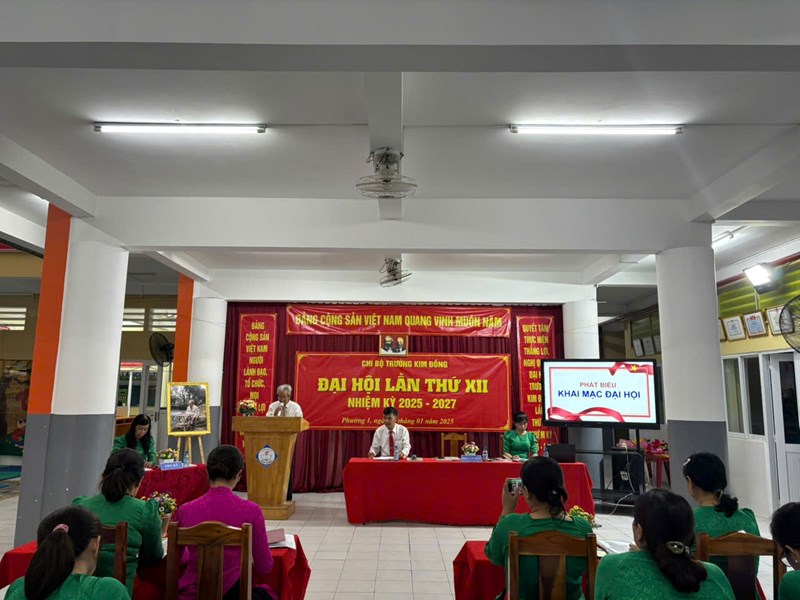 Đại hội chi bộ lần thứ xii nhiệm kì 2025-2027