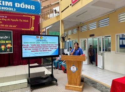Sinh hoạt chào cờ tuần 22