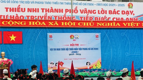 Hội thi nghi thức đội thiếu niên tiền phong hồ chí minh năm học 2024-2025