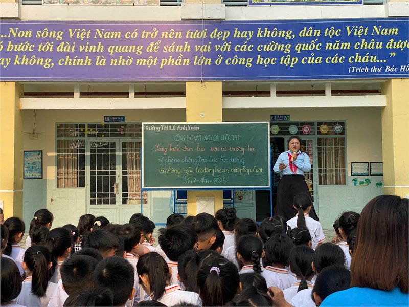 Công bố và trao giải cuộc thi “Sáng kiến bảo đảm trật tự trường học về phòng chống bạo lực học đường và phòng ngừa lao động trẻ em trái pháp luật” lần II năm 2025