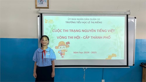 Hội thi Trạng Nguyên Tiếng Việt cấp Thành phố năm học 2024 - 2025