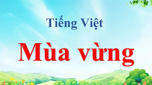 Bài giảng Tiếng Việt lớp 5