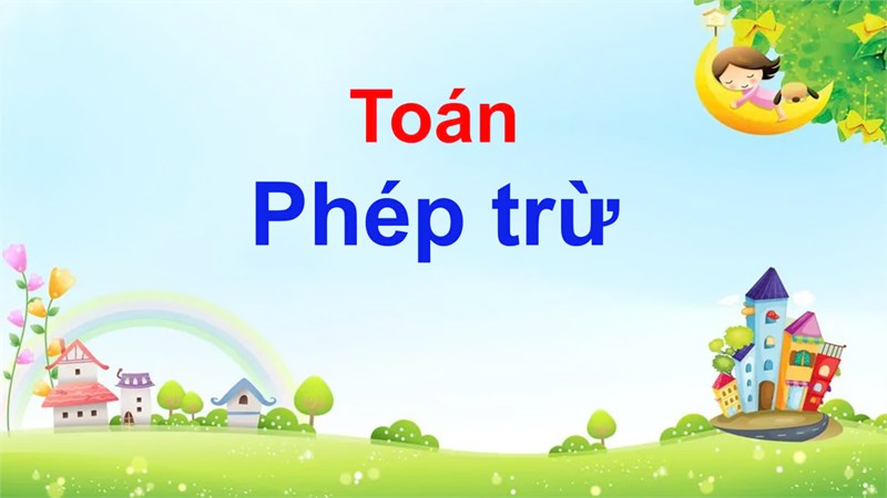 Bài giảng Toán lớp 1