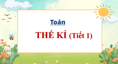 Bài giảng Toán 4