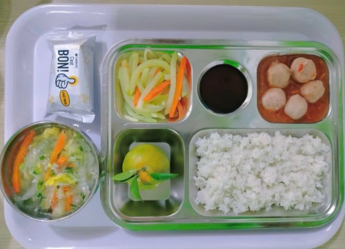 Thực đơn bán trú ngày 10/03/2025
