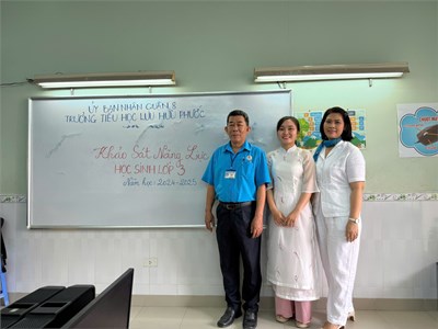 Khảo sát học sinh lớp 3 - Năm học 2024-2025