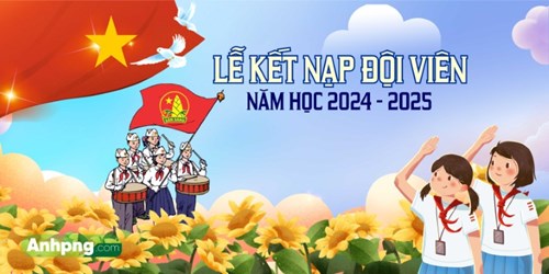 Lễ kết nạp Đội viên khối lớp 3 năm học 2024 - 2025