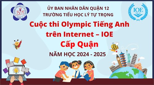 Cuộc thi olympic tiếng anh trên internet- ioe cấp quận năm học 2024-2025