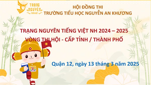 💐💐💐Cuộc thi Trạng nguyên Tiếng Việt - Năm học 2024-2025 Vòng 9 - Thi Hội  💐💐💐