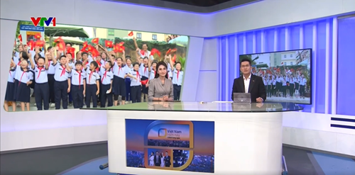 Học sinh trường Tiểu học Nguyễn Bỉnh Khiêm tham gia tiết học trải nghiệm tại Bảo tàng Chiến dịch Hồ Chí Minh