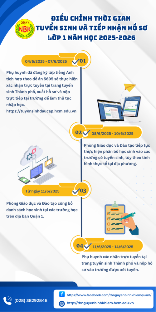V/v điều chỉnh thời gian tuyển sinh và tiếp nhận hồ sơ vào các lớp đầu cấp năm học 2025-2026