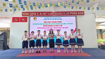 Tuyên dương chi đội 3 tốt