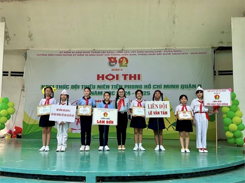 Hội thi Nghi thức Đội cấp Quận năm học 2024 - 2025