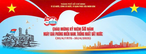 Chào mừng kỷ niệm 50 năm Ngày Giải phóng miền Nam, thống nhất Đất nước