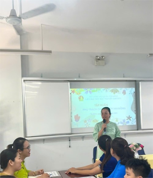 Tập huấn Phụ trách Chi - Phụ trách lớp Nhi đồng năm học 2024 - 2025
