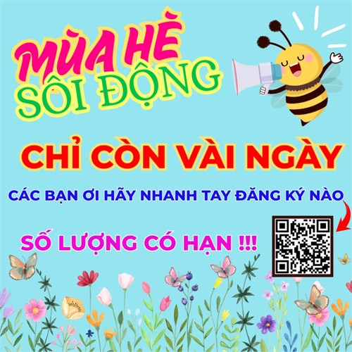 Thông báo thời hạn đăng ký mùa hè sôi động