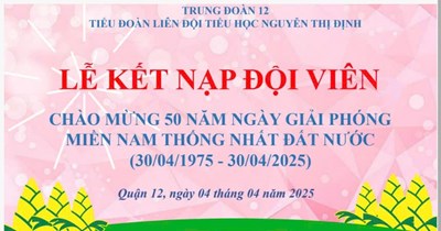 Lế kết nạp Đội viên năm học 2024-2025