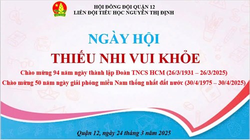Ngày hội Thiếu nhi vui khỏe năm học 2024-2025