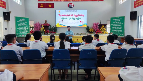 🇻🇳❤️tập huấn phụ trách sao nhi đồng tháng 03 :chủ điểm yêu sao, yêu đội❤️