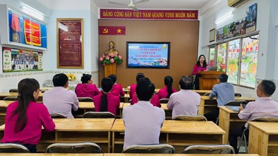 Kiểm tra định kỳ môn tiếng Việt K5 cuối HKII năm học 2024-2025.