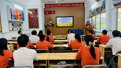 Kiểm tra định kỳ môn Tiếng Việt K2, 4 cuối HKII năm học 2024-2025.