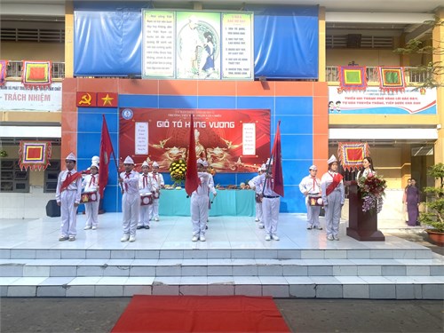 Lễ giỗ tổ hùng vương - trường tiểu học phạm văn chiêu