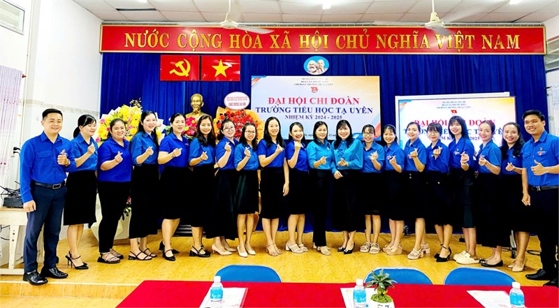 Đại hội chi bộ đoàn trường tiểu học tạ uyên nhiệm kỳ 2024 - 2025 thành công tốt đẹp