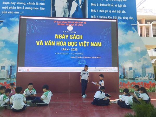 Trường Tiểu học Tạ Uyên hưởng ứng ngày Sách và Văn hoá đọc lần 4 năm 2025