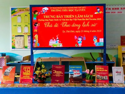 Trưng bày, triển lãm sách-Hưởng ứng Ngày Sách và Văn hóa đọc Việt nam lần thứ Tư năm 2025 -Chủ đề: “ Theo dòng Lịch sử”