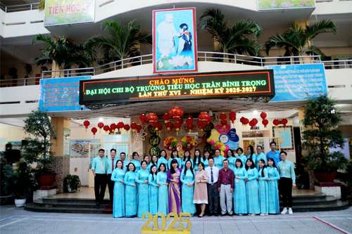 Đại hội Chi bộ Trường Tiểu học Trần Bình Trọng 
lần thứ XVI, nhiệm kì 2025-2027