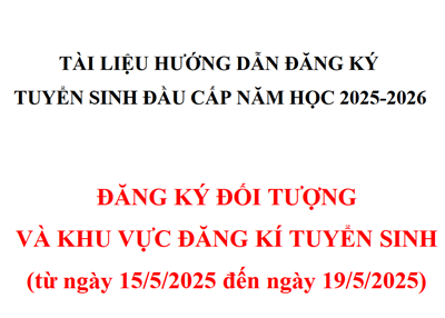 Thông tin tuyển sinh