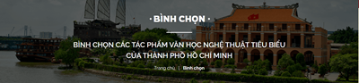 Tuyên truyền vận động cán bộ, Nhân dân bình chọn các tác phẩm Văn học nghệ thuật tiêu biểu của Thành phố Hồ Chí Minh