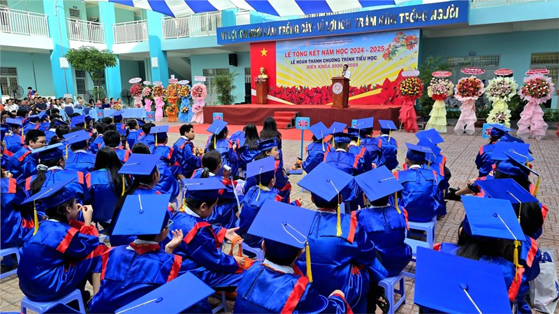 Lễ hoàn thành chương trình Tiểu học lớp 5 niên khóa 2020-2025