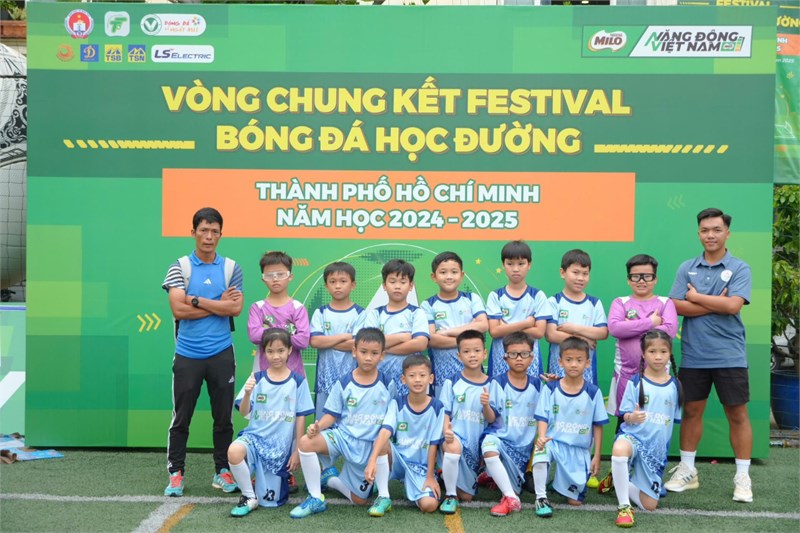 ⚽ Đội bóng đá Trường Tiểu học Trương Định tham gia vòng chung kết Festival bóng đá học đường Thành phố Hồ Chí Minh năm học 2024 - 2025 ⚽